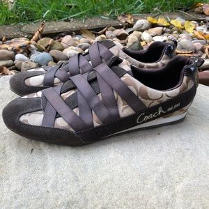 2/$20 Coach Harmonie Brown Shoes Size 8